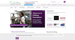 Desktop Screenshot of culinaryinnovations.co.uk
